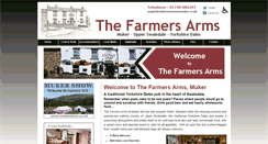 Desktop Screenshot of farmersarmsmuker.co.uk