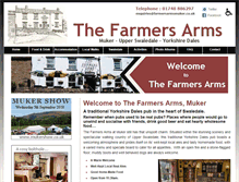 Tablet Screenshot of farmersarmsmuker.co.uk